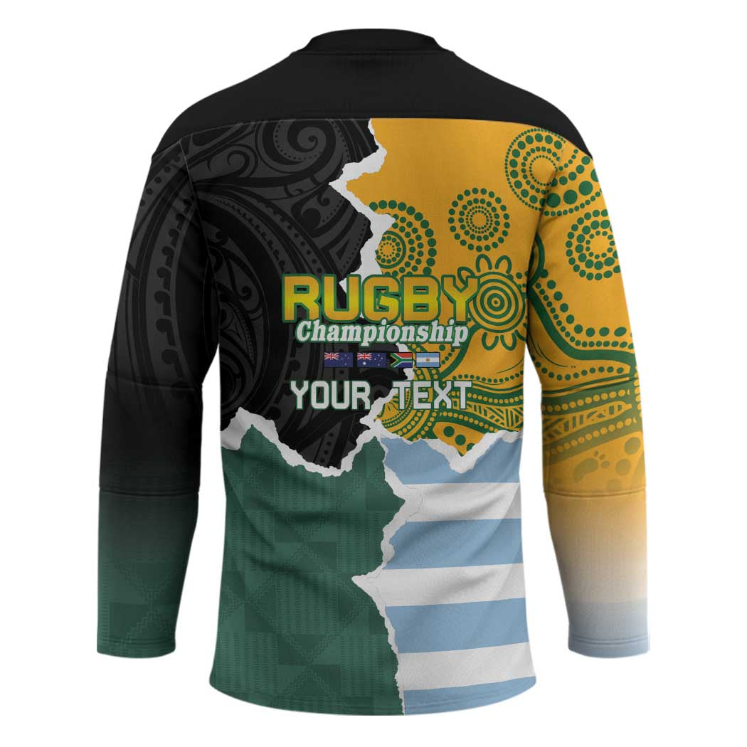 Personalised Rugby 2025 Championship Hockey Jersey Southern Hemisphere Countries Mascots - Wonder Print Shop