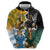 Personalised Rugby 2025 Championship Hoodie Southern Hemisphere Countries Mascots - Wonder Print Shop