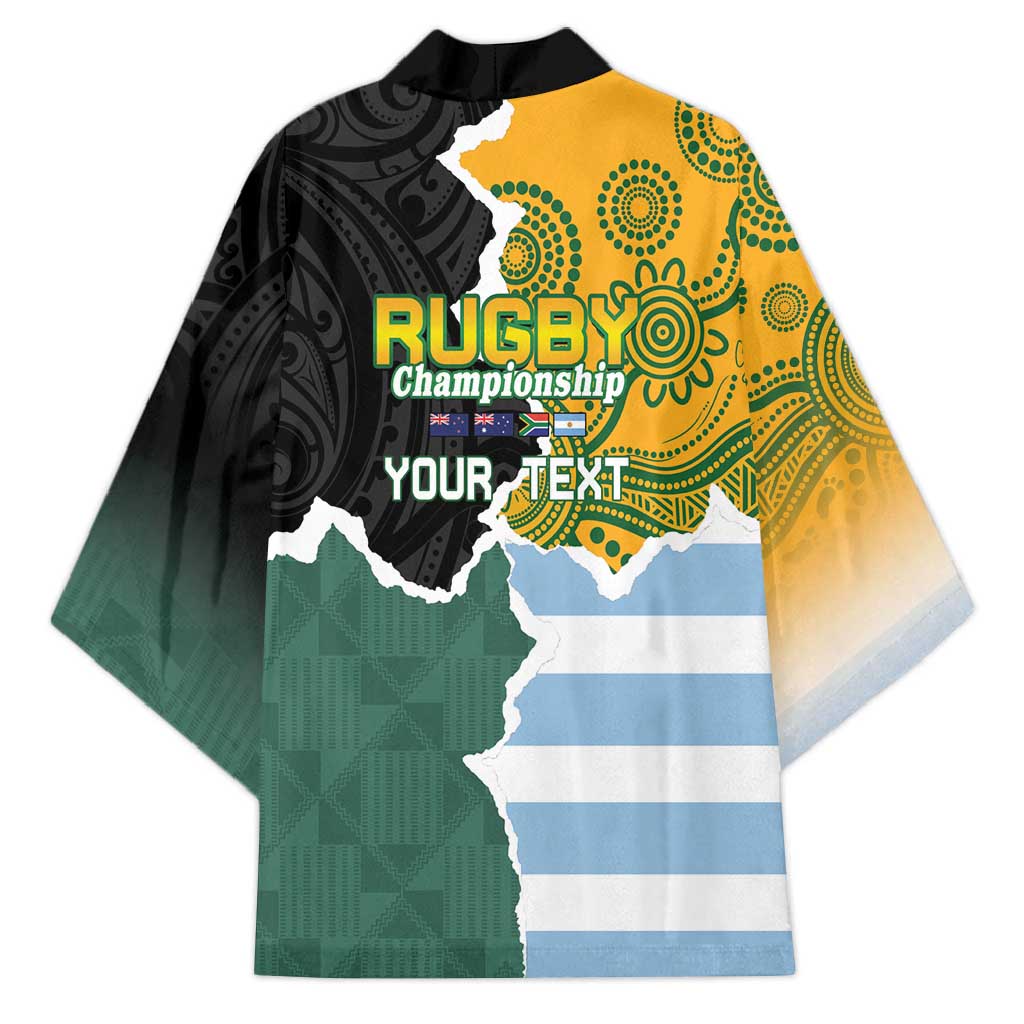 Personalised Rugby 2025 Championship Kimono Southern Hemisphere Countries Mascots - Wonder Print Shop