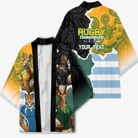 Personalised Rugby 2025 Championship Kimono Southern Hemisphere Countries Mascots - Wonder Print Shop