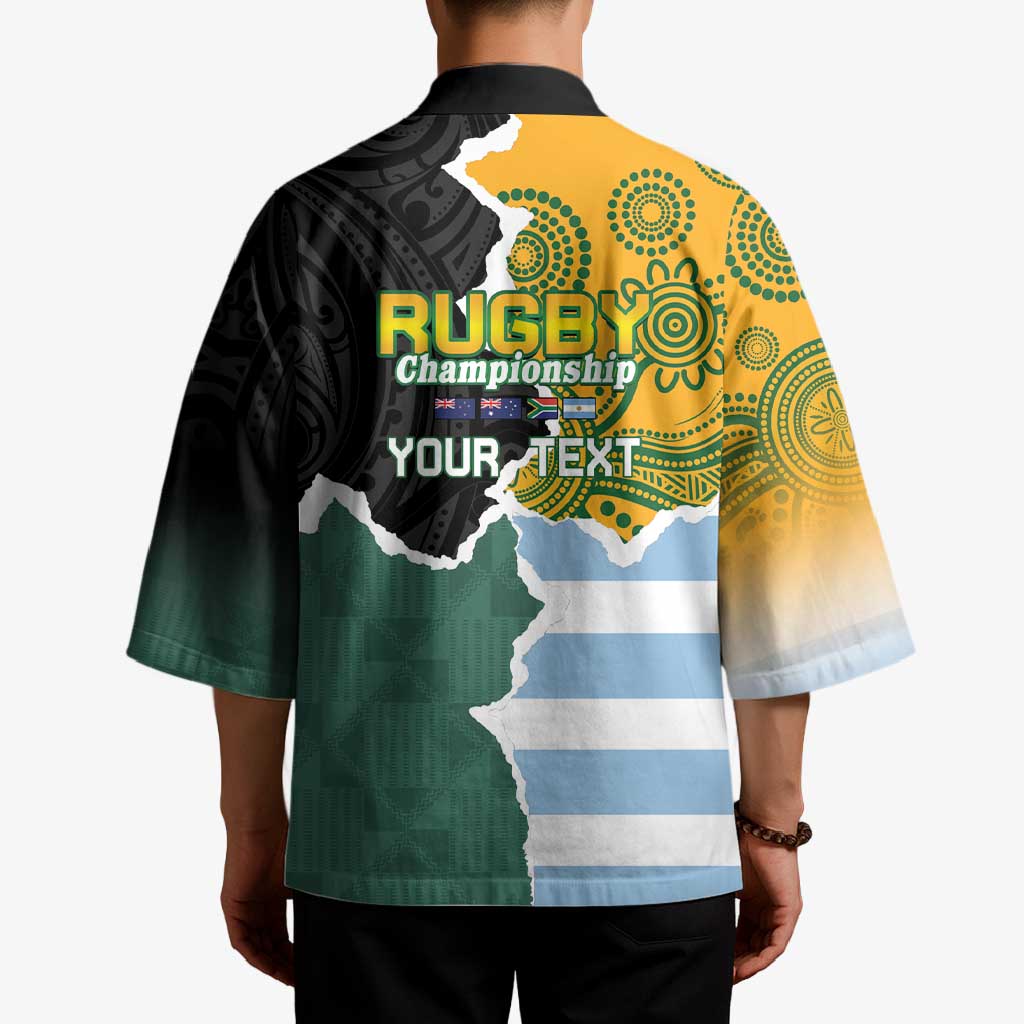 Personalised Rugby 2025 Championship Kimono Southern Hemisphere Countries Mascots - Wonder Print Shop
