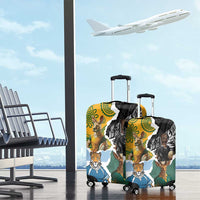 Rugby 2025 Championship Luggage Cover Southern Hemisphere Countries Mascots - Wonder Print Shop