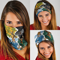 Rugby 2025 Championship Neck Gaiter Southern Hemisphere Countries Mascots - Wonder Print Shop