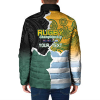Personalised Rugby 2025 Championship Padded Jacket Southern Hemisphere Countries Mascots - Wonder Print Shop