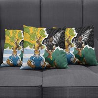 Rugby 2025 Championship Pillow Cover Southern Hemisphere Countries Mascots - Wonder Print Shop