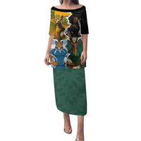 Personalised Rugby 2025 Championship Puletasi Southern Hemisphere Countries Mascots - Wonder Print Shop