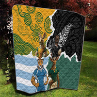 Rugby 2025 Championship Quilt Southern Hemisphere Countries Mascots - Wonder Print Shop