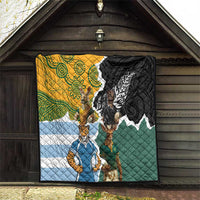 Rugby 2025 Championship Quilt Southern Hemisphere Countries Mascots - Wonder Print Shop