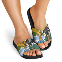 Rugby 2025 Championship Slide Sandals Southern Hemisphere Countries Mascots - Wonder Print Shop