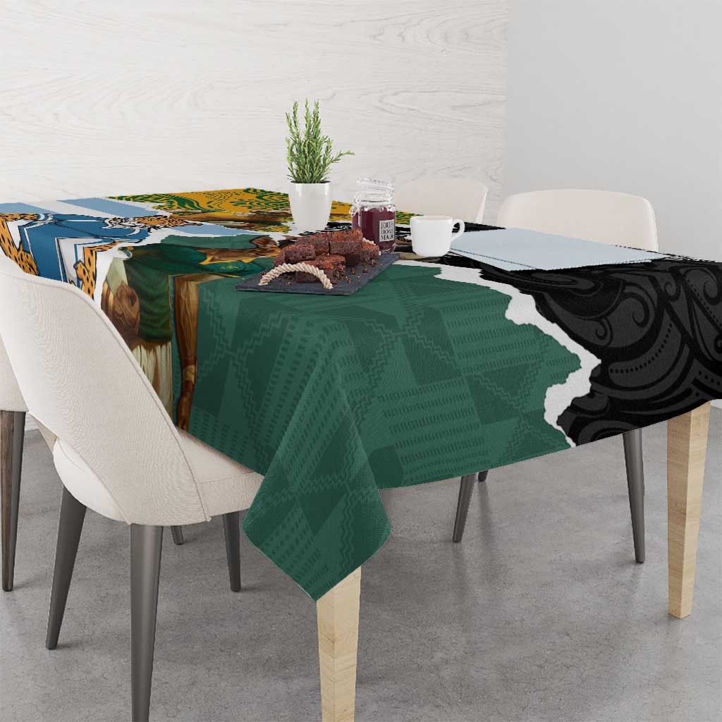 Rugby 2025 Championship Tablecloth Southern Hemisphere Countries Mascots - Wonder Print Shop