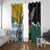 Rugby 2025 Championship Window Curtain Southern Hemisphere Countries Mascots - Wonder Print Shop