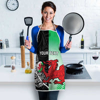 New Zealand and Wales Rugby Custom Apron Aotearoa All Black Combine Welsh Dragon - Wonder Print Shop