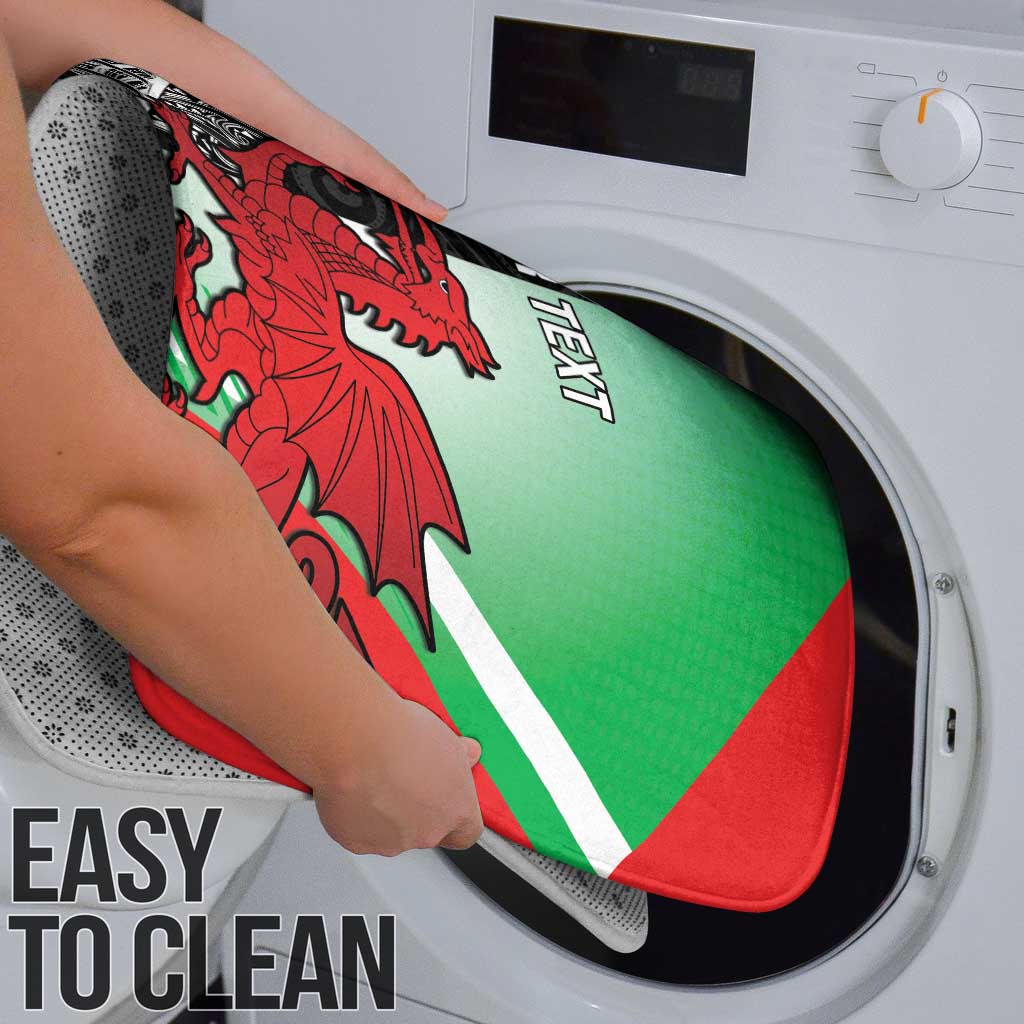 New Zealand and Wales Rugby Custom Bathroom Set Aotearoa All Black Combine Welsh Dragon - Wonder Print Shop