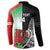 New Zealand and Wales Rugby Custom Button Sweatshirt Aotearoa All Black Combine Welsh Dragon - Wonder Print Shop