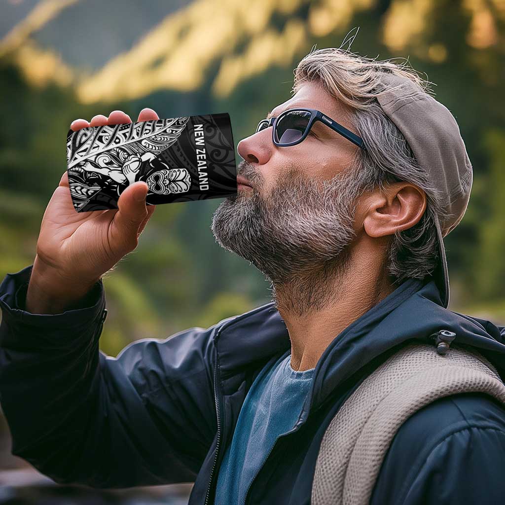 New Zealand and Wales Rugby Custom 4 in 1 Can Cooler Tumbler Aotearoa All Black Combine Welsh Dragon - Wonder Print Shop