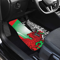 New Zealand and Wales Rugby Custom Car Mats Aotearoa All Black Combine Welsh Dragon - Wonder Print Shop