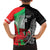 New Zealand and Wales Rugby Custom Family Matching Off The Shoulder Long Sleeve Dress and Hawaiian Shirt Aotearoa All Black Combine Welsh Dragon - Wonder Print Shop