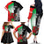 New Zealand and Wales Rugby Custom Family Matching Off The Shoulder Long Sleeve Dress and Hawaiian Shirt Aotearoa All Black Combine Welsh Dragon - Wonder Print Shop