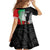 New Zealand and Wales Rugby Custom Family Matching Off Shoulder Short Dress and Hawaiian Shirt Aotearoa All Black Combine Welsh Dragon - Wonder Print Shop