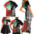 New Zealand and Wales Rugby Custom Family Matching Short Sleeve Bodycon Dress and Hawaiian Shirt Aotearoa All Black Combine Welsh Dragon - Wonder Print Shop