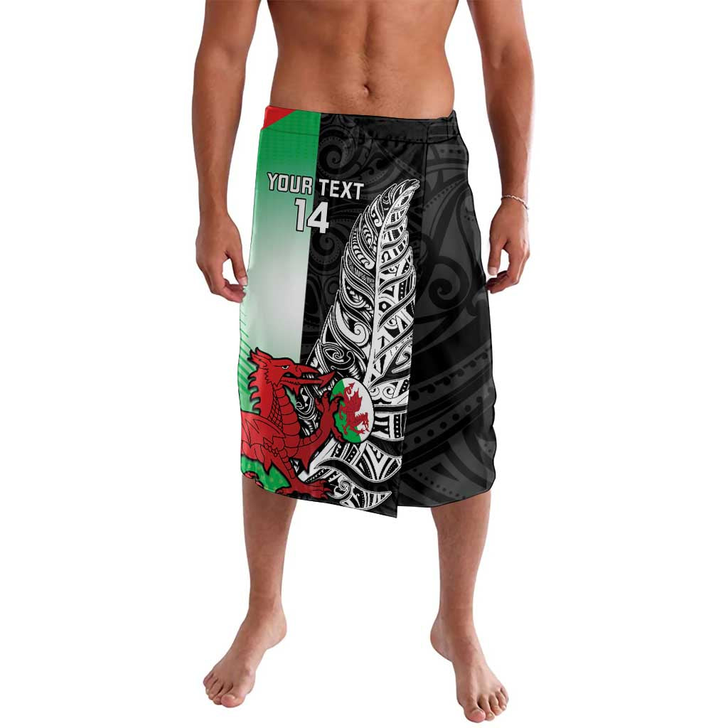 New Zealand and Wales Rugby Custom Lavalava Aotearoa All Black Combine Welsh Dragon - Wonder Print Shop