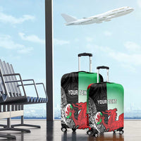 New Zealand and Wales Rugby Custom Luggage Cover Aotearoa All Black Combine Welsh Dragon - Wonder Print Shop