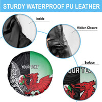 New Zealand and Wales Rugby Custom Spare Tire Cover Aotearoa All Black Combine Welsh Dragon - Wonder Print Shop