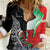 New Zealand and Wales Rugby Custom Women Casual Shirt Aotearoa All Black Combine Welsh Dragon - Wonder Print Shop