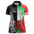 New Zealand and Wales Rugby Custom Women Polo Shirt Aotearoa All Black Combine Welsh Dragon - Wonder Print Shop