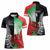 New Zealand and Wales Rugby Custom Women Polo Shirt Aotearoa All Black Combine Welsh Dragon - Wonder Print Shop