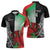 New Zealand and Wales Rugby Custom Zipper Polo Shirt Aotearoa All Black Combine Welsh Dragon - Wonder Print Shop