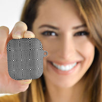 Black White Filipino Binakol Motifs AirPods Case Mabuhay Philippines Festival Kusikus Pattern