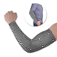 Black White Filipino Binakol Motifs Arm Sleeves Mabuhay Philippines Festival Kusikus Pattern