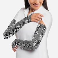 Black White Filipino Binakol Motifs Arm Sleeves Mabuhay Philippines Festival Kusikus Pattern