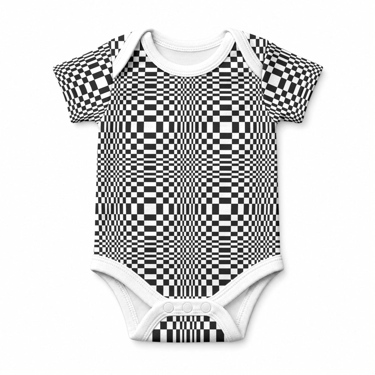 Black White Filipino Binakol Motifs Baby Onesie Mabuhay Philippines Festival Kusikus Pattern
