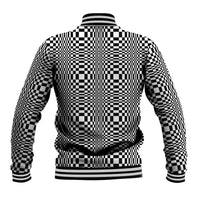 Black White Filipino Binakol Motifs Baseball Jacket Mabuhay Philippines Festival Kusikus Pattern