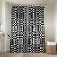 Black White Filipino Binakol Motifs Bathroom Set Mabuhay Philippines Festival Kusikus Pattern