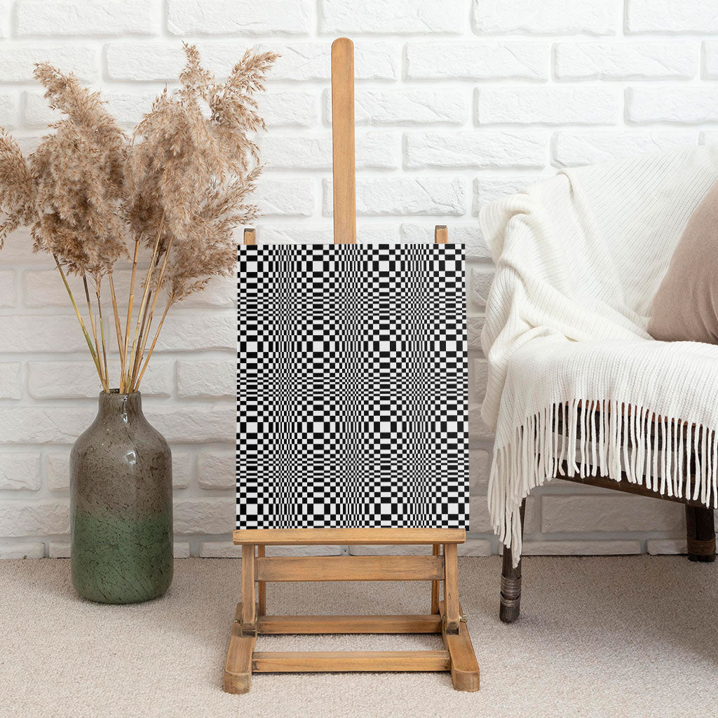 Black White Filipino Binakol Motifs Canvas Wall Art Mabuhay Philippines Festival Kusikus Pattern