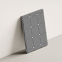 Black White Filipino Binakol Motifs Canvas Wall Art Mabuhay Philippines Festival Kusikus Pattern