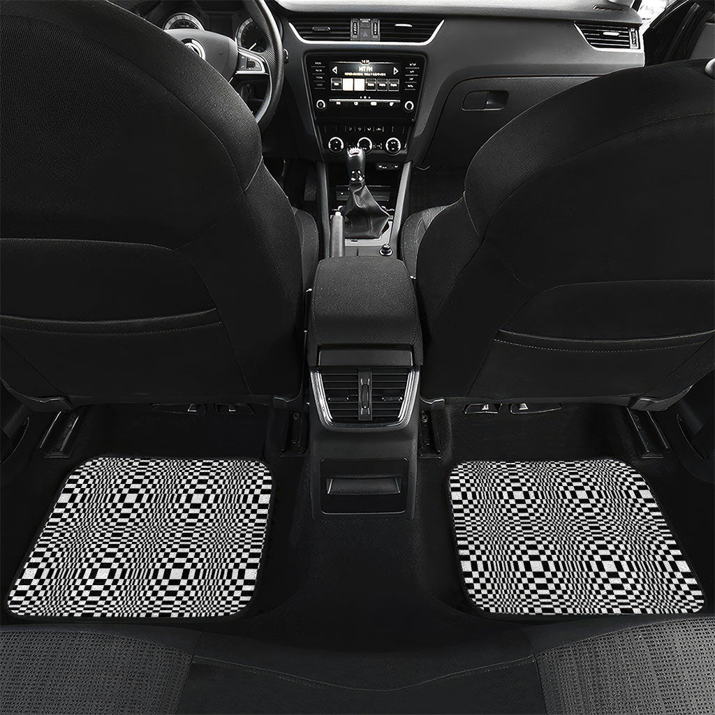 Black White Filipino Binakol Motifs Car Mats Mabuhay Philippines Festival Kusikus Pattern