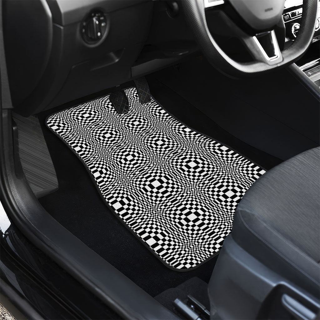 Black White Filipino Binakol Motifs Car Mats Mabuhay Philippines Festival Kusikus Pattern