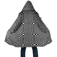 Black White Filipino Binakol Motifs Cloak Mabuhay Philippines Festival Kusikus Pattern