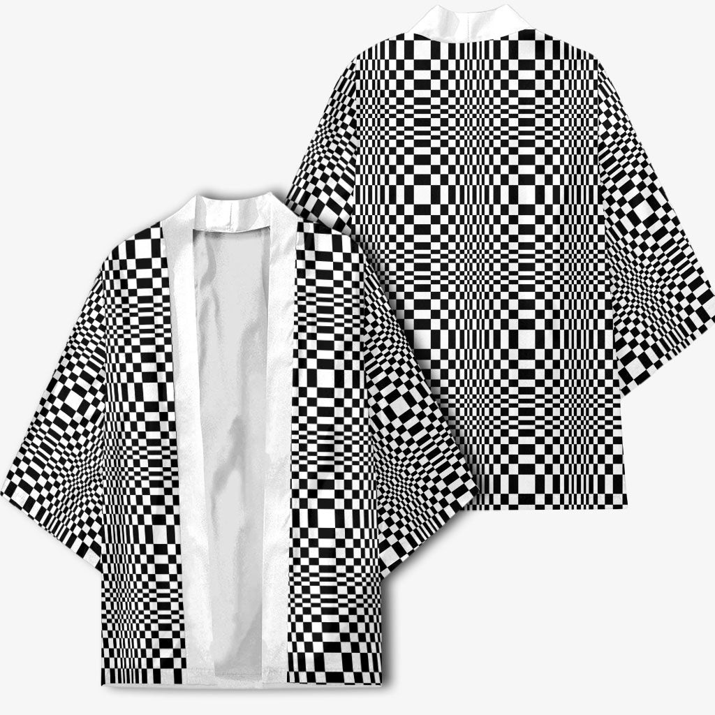 Black White Filipino Binakol Motifs Kimono Mabuhay Philippines Festival Kusikus Pattern