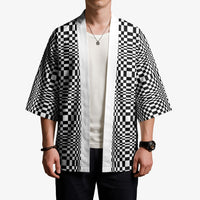 Black White Filipino Binakol Motifs Kimono Mabuhay Philippines Festival Kusikus Pattern