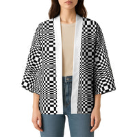 Black White Filipino Binakol Motifs Kimono Mabuhay Philippines Festival Kusikus Pattern