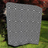 Black White Filipino Binakol Motifs Quilt Mabuhay Philippines Festival Kusikus Pattern