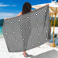 Black White Filipino Binakol Motifs Sarong Mabuhay Philippines Festival Kusikus Pattern