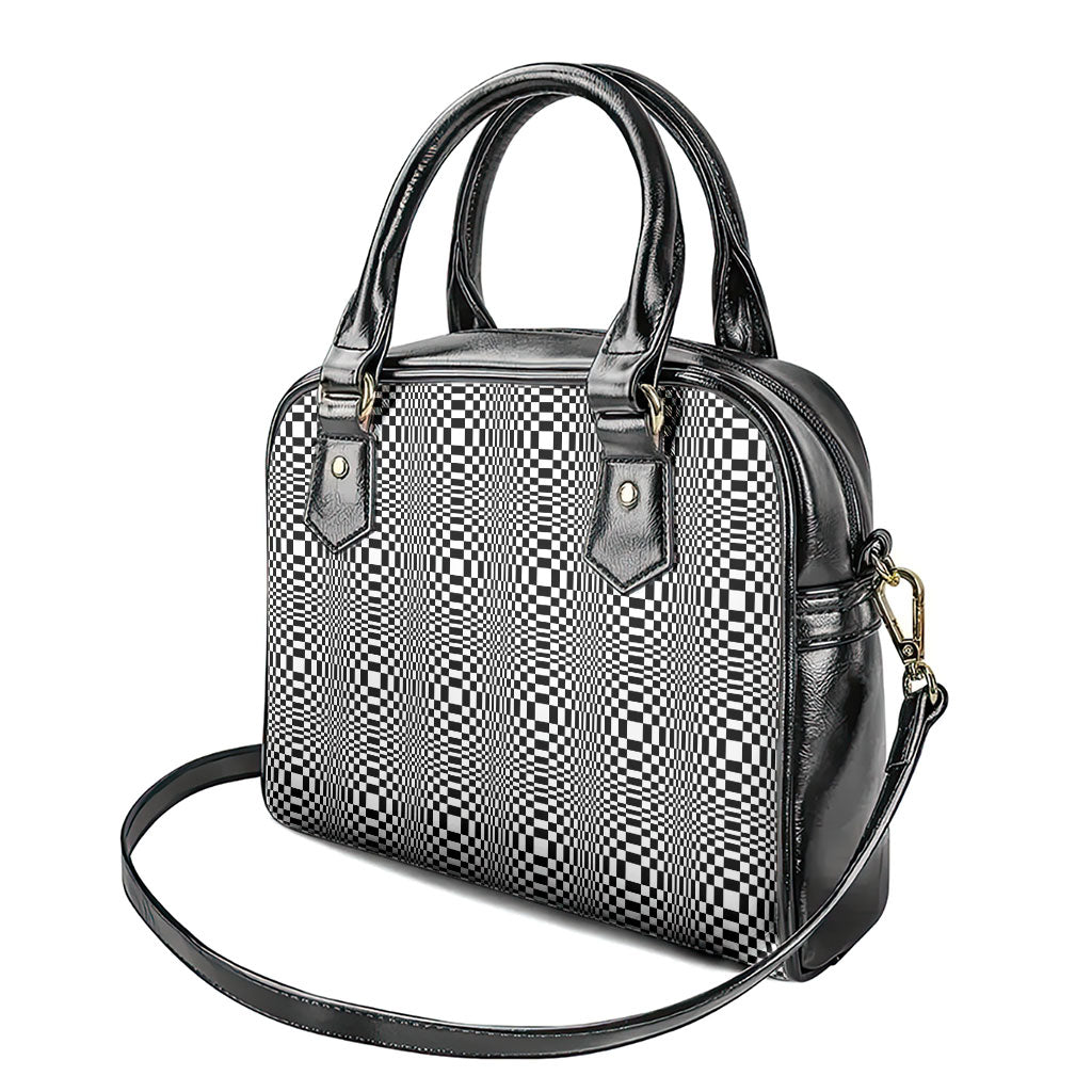 Black White Filipino Binakol Motifs Shoulder Handbag Mabuhay Philippines Festival Kusikus Pattern