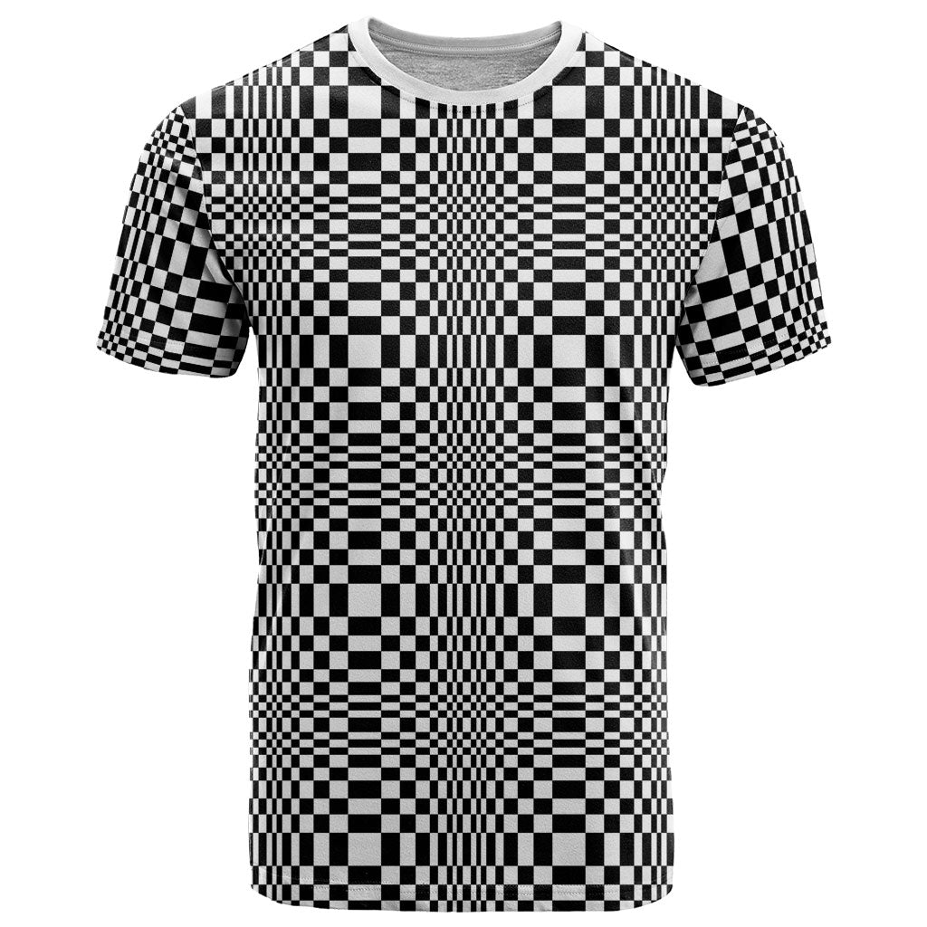 Black White Filipino Binakol Motifs T Shirt Mabuhay Philippines Festival Kusikus Pattern