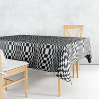 Black White Filipino Binakol Motifs Tablecloth Mabuhay Philippines Festival Kusikus Pattern